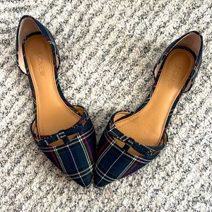 J. Crew Plaid flats